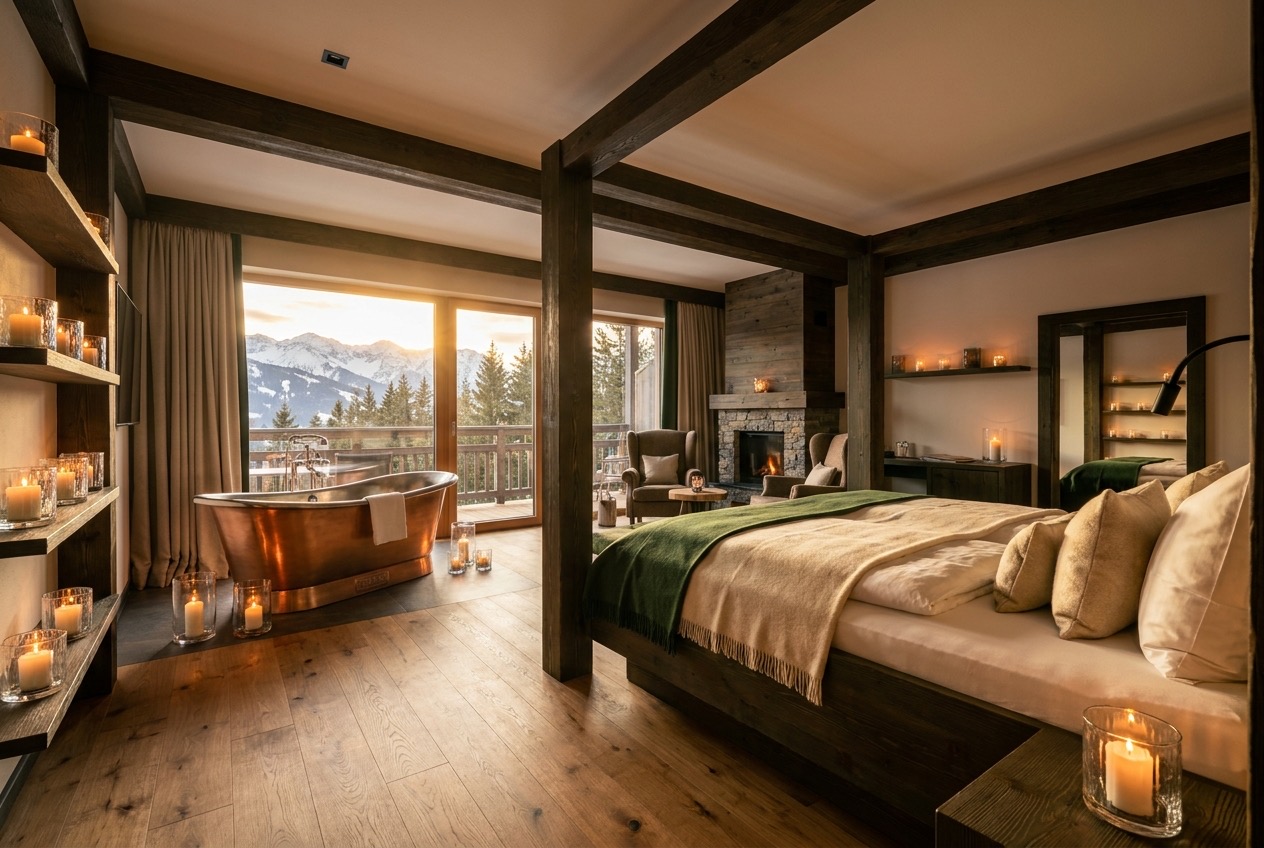 Junior Suite Hirschblick mit freistehender Badewanne